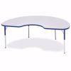 Picture of Berries® Kidney Activity Table - 48" X 72", A-height - Gray/Blue/Blue