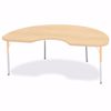 Picture of Berries® Kidney Activity Table - 48" X 72", A-height - Maple/Maple/Camel