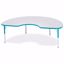 Picture of Berries® Kidney Activity Table - 48" X 72", E-height - Gray/Teal/Teal