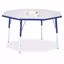 Picture of Berries® Octagon Activity Table - 48" X 48", A-height - Gray/Blue/Blue