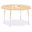 Picture of Berries® Octagon Activity Table - 48" X 48", A-height - Maple/Maple/Camel