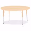 Picture of Berries® Round Activity Table - 48" Diameter, A-height - Maple/Maple/Camel