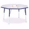 Picture of Berries® Round Activity Table - 48" Diameter, A-height - Maple/Maple/Camel