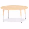 Picture of Berries® Round Activity Table - 48" Diameter, E-height - Maple/Maple/Camel