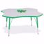 Picture of Berries® Four Leaf Activity Table - 48", E-height - Gray/Green/Green