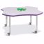 Picture of Berries® Four Leaf Activity Table - 48", Mobile - Gray/Purple/Gray