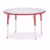 Picture of Berries® Round Activity Table - 42" Diameter, A-height - Gray/Blue/Blue