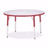 Picture of Berries® Round Activity Table - 42" Diameter, E-height - Gray/Blue/Blue