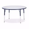 Picture of Berries® Round Activity Table - 42" Diameter, E-height - Gray/Navy/Navy