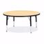 Picture of Berries® Round Activity Table - 42" Diameter, T-height - Maple/Black/Black