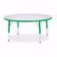 Picture of Berries® Round Activity Table - 42" Diameter, T-height - Gray/Green/Green