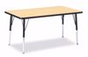 Picture of Berries® Rectangle Activity Table - 30" X 48", A-height - Maple/Black/Black