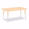 Picture of Berries® Rectangle Activity Table - 30" X 48", E-height - Maple/Maple/Camel