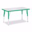 Picture of Berries® Rectangle Activity Table - 24" X 36", A-height - Gray/Green/Green
