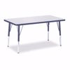 Picture of Berries® Rectangle Activity Table - 24" X 36", E-height - Gray/Navy/Navy