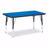 Picture of Berries® Rectangle Activity Table - 24" X 36", E-height - Blue/Black/Black