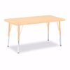 Picture of Berries® Rectangle Activity Table - 24" X 36", E-height - Maple/Maple/Camel