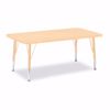 Picture of Berries® Rectangle Activity Table - 24" X 36", T-height - Maple/Maple/Camel