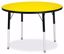 Picture of Berries® Round Activity Table - 36" Diameter, A-height - Yellow/Black/Black