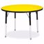 Picture of Berries® Round Activity Table - 36" Diameter, E-height - Yellow/Black/Black