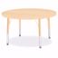 Picture of Berries® Round Activity Table - 36" Diameter, T-height - Maple/Maple/Camel