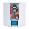 Picture of Rainbow Accents® Toddler Corner Coat Locker with Step - with Trays - Yellow