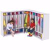 Picture of Rainbow Accents® Corner Coat Locker with Step - Blue