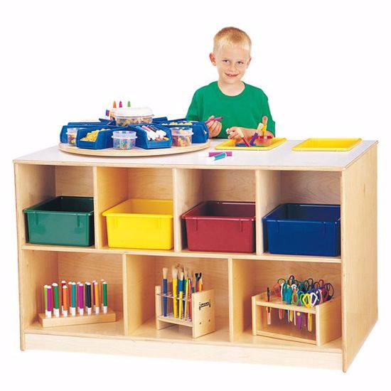 Picture of Jonti-Craft® Mobile Twin Storage Island - without Trays