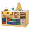 Picture of Jonti-Craft® Mobile Twin Storage Island - without Trays