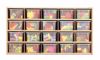 Picture of Young Time® 20 Cubbie-Tray Storage - with Clear Trays