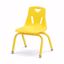 Picture of Berries® Stacking Chair with Powder-Coated Legs - 12" Ht - Yellow