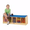 Picture of Jonti-Craft® 5 Section Bench Locker - Camel Cushion