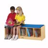 Picture of Jonti-Craft® 5 Section Bench Locker - Camel Cushion