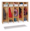 Picture of Jonti-Craft® 5 Section Hanging Locker - with Platinum Tubs