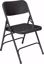 Picture of NPS® 300 Series Deluxe All-Steel Triple Brace Double Hinge Folding Chair, Black (Pack of 4)