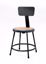 Picture of NPS® 18"Heavy Duty Steel Stool With Backrest, Black