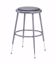 Picture of NPS® 19"-27" Height Adjustable Heavy Duty Vinyl Padded Steel Stool, Grey