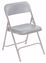 Picture of NPS® 800 Series Premium Lightweight Plastic Folding Chair, Grey (Pack of 4)