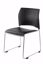 Picture of NPS® Cafetorium Plush Vinyl Stack Chair, Black