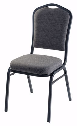 Picture of NPS® 9300 Series Deluxe Fabric Upholstered Stack Chair, Natural Greystone