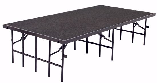 Picture of NPS® 3' x 8' Stage, 16" Height, Grey Carpet