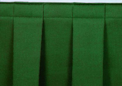 Picture of NPS® 16" Height Stage Box Pleat Skirting, Green