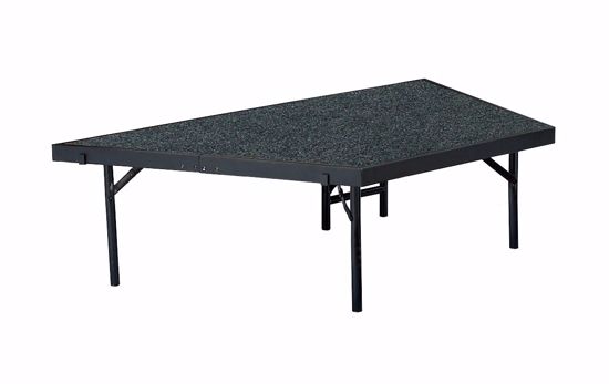 Picture of NPS® Stage Pie Compatible with a 3'x8'x16" Stage, Grey Carpet