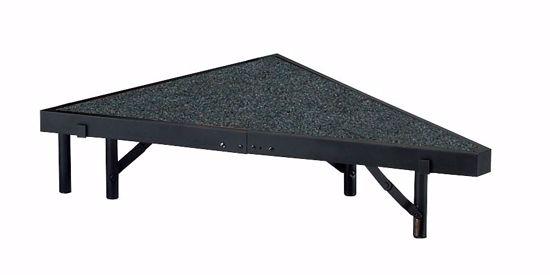 Picture of NPS® Stage Pie Compatible with a 3'x8'x8" Stage, Grey Carpet