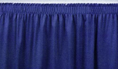 Picture of NPS® 16" Height Stage Shirred Pleat Skirting, Navy