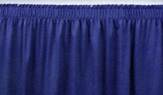 Picture of NPS® 16" Height Stage Shirred Pleat Skirting, Navy