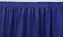 Picture of NPS® 8" Height 48" Length Stage Shirred Pleat Skirting, Black
