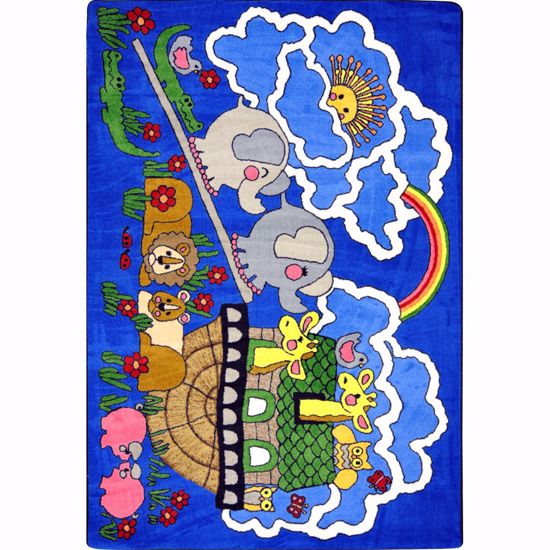 Picture of Noah's Ark - Multi Color - 3'10" x 5'4"