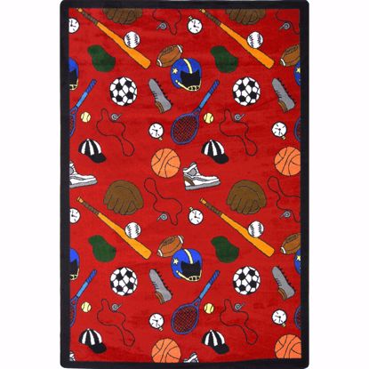 Picture of Multi-Sport - Red - 5'4" x 7'8"