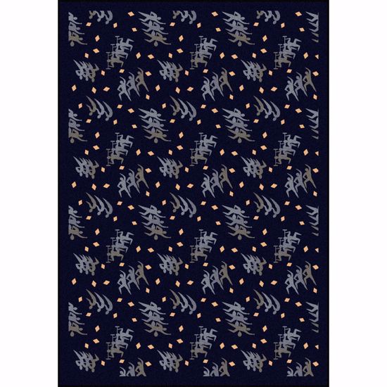 Picture of Fitness Zone - Navy - 3'10" x 5'4"